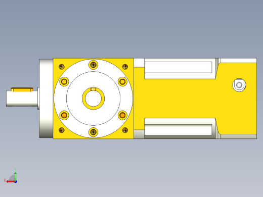 换向器PW90(垂直输出）PLX90-L2 19-70-90-M6.stp后视缩略图
