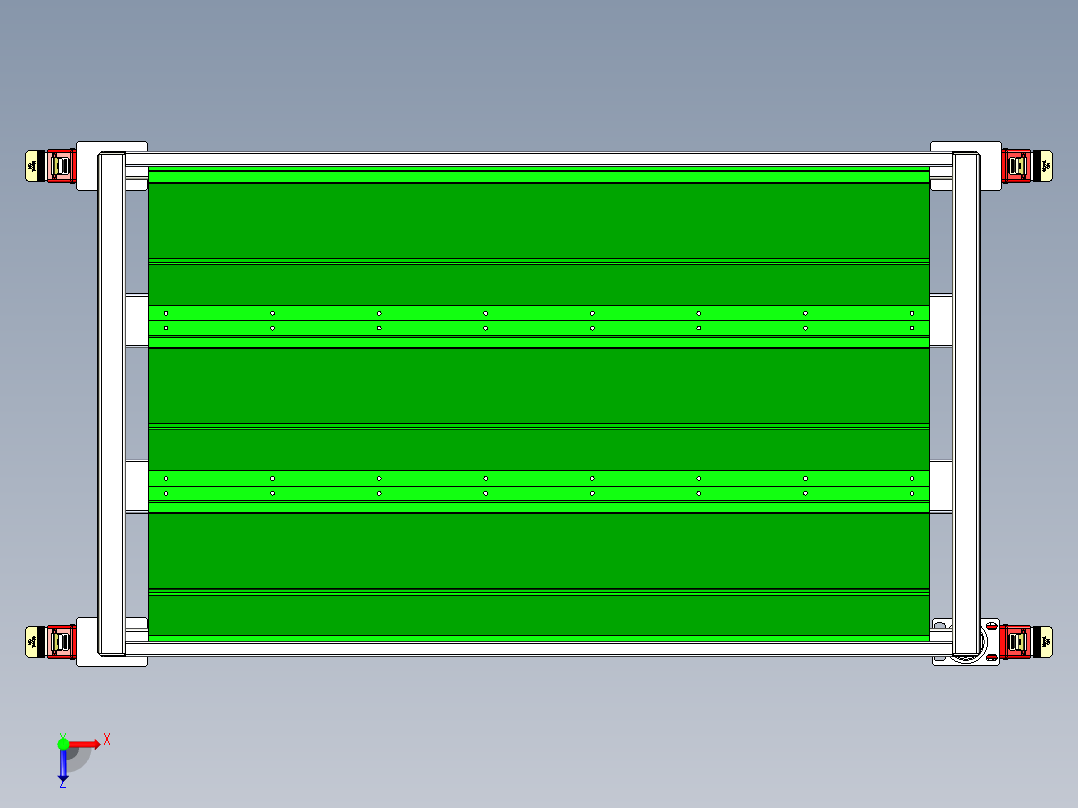工具小车俯视图