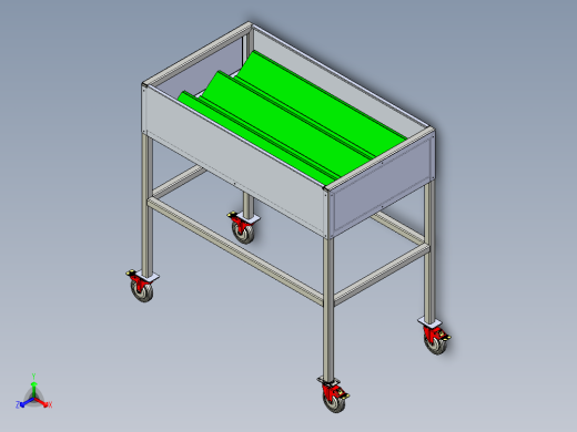 工具小车正等轴测缩略图