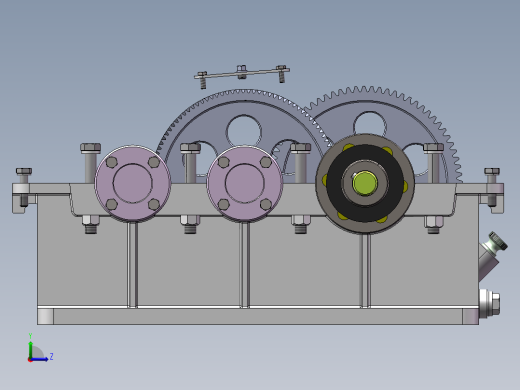 卸料装配体左视缩略图