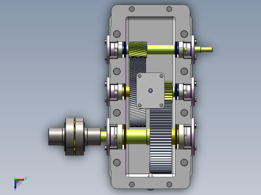 卸料装配体俯视缩略图