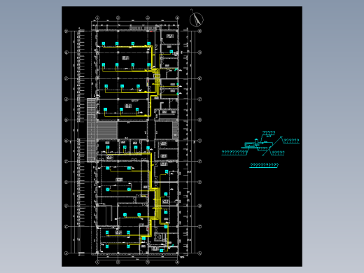 某汽车研究交流中心暖通竣工图