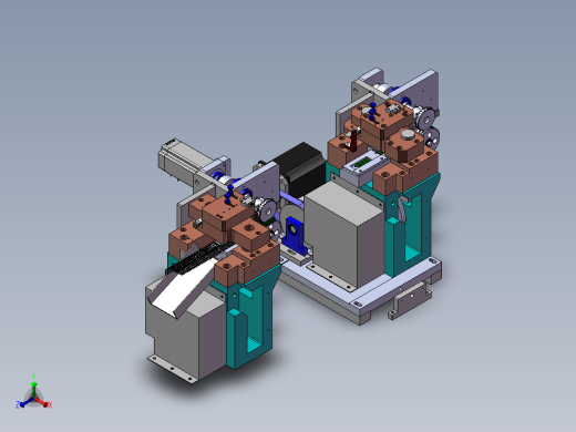 280端子折弯裁切机正等轴测缩略图