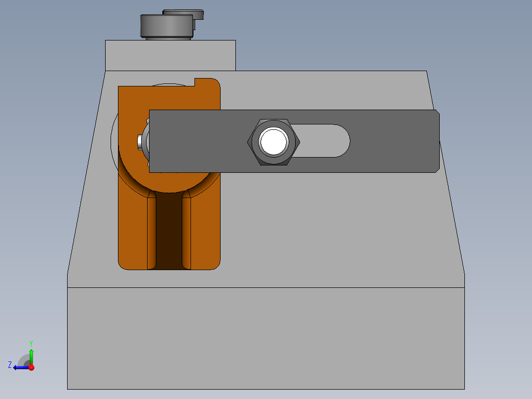 831003拨叉加工工艺及钻2-M8夹具设计【含三维SolidWorks】右视图