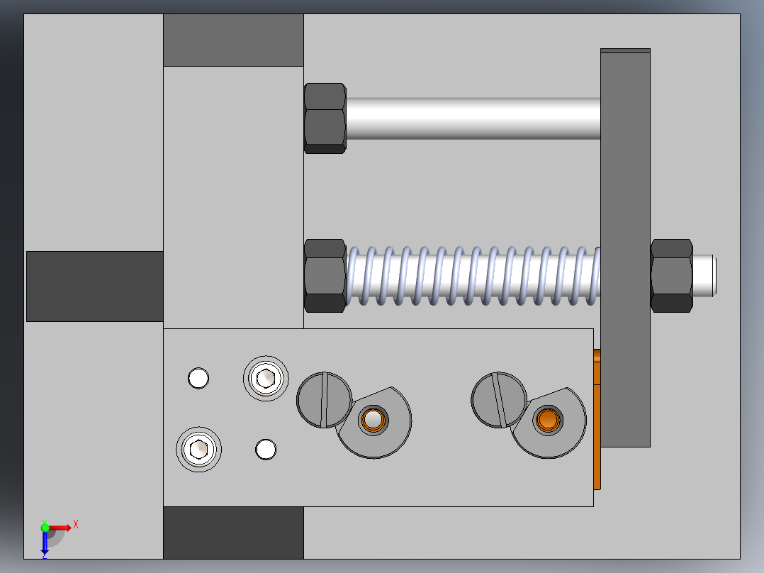 831003拨叉加工工艺及钻2-M8夹具设计【含三维SolidWorks】俯视图