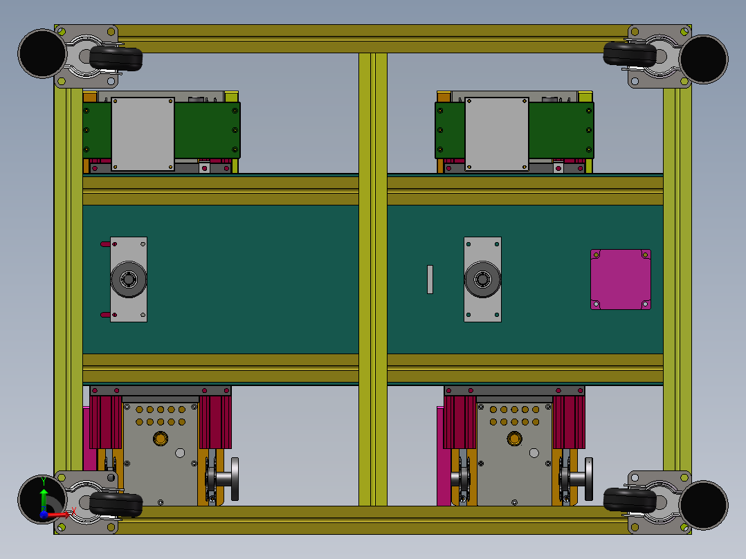 夹具平行移栽机sw18前视图