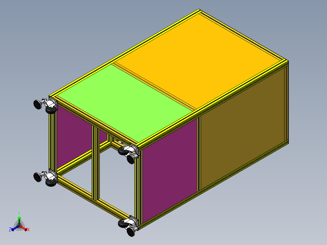 夹具平行移栽机sw18正等轴测图