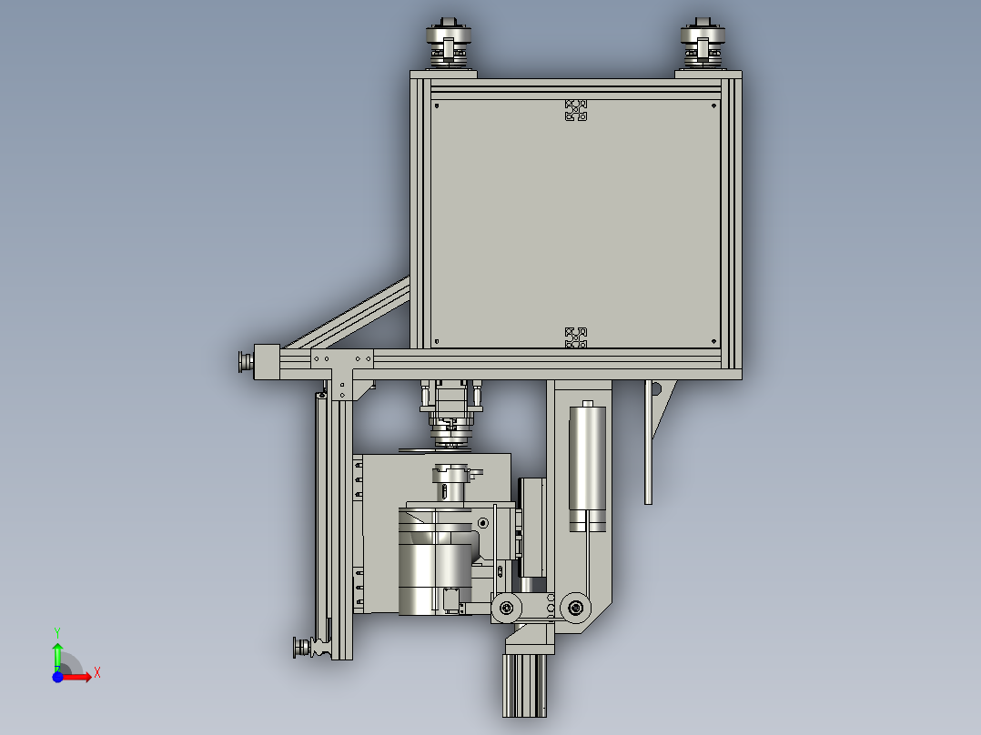轴承角度测量设备step前视图