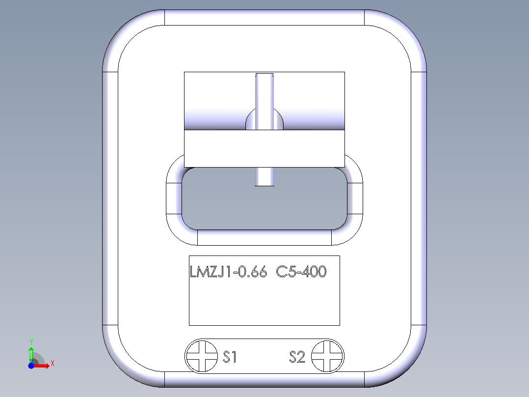 德力西电气 LMZJ1-0.66 C5-400前视图