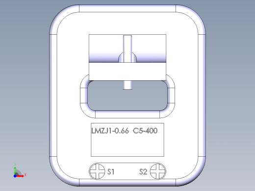 德力西电气 LMZJ1-0.66 C5-400前视缩略图