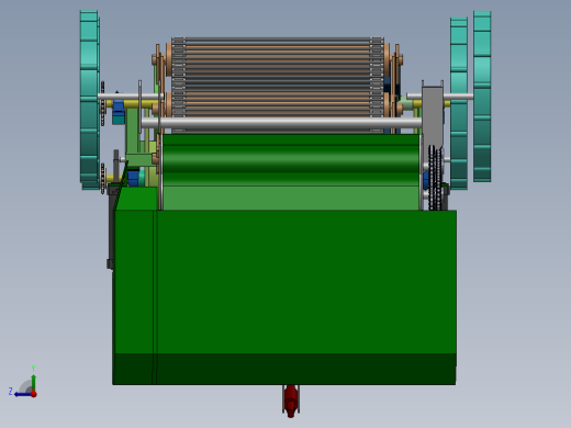 棉田残膜回收打包一体机右视缩略图