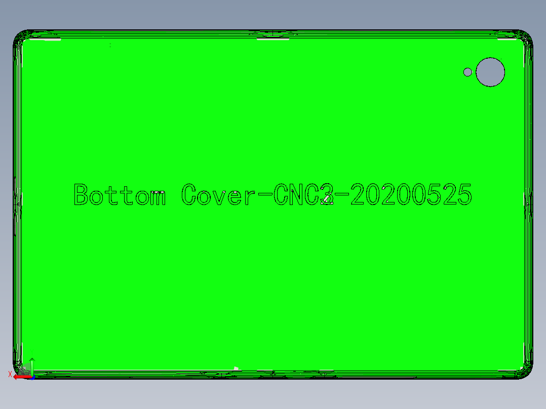 平板电脑外壳铣内腔程序图档后视图