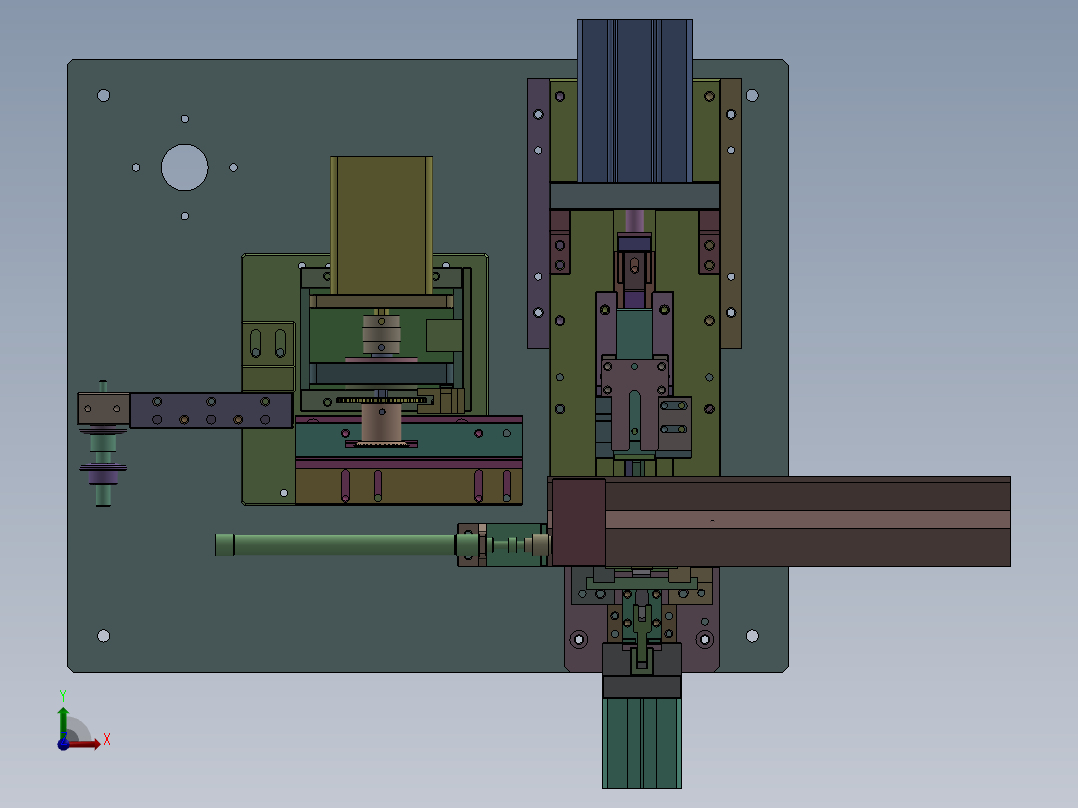 QD-2270 工业管道接头自动攻丝机前视图