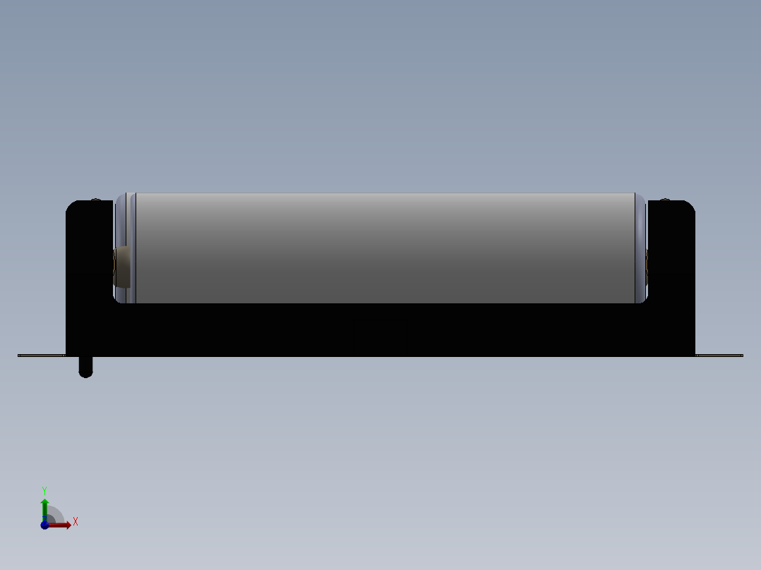 电池仓、电池(52)前视图