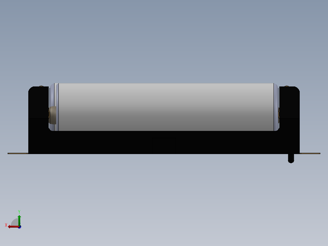 电池仓、电池(52)后视图