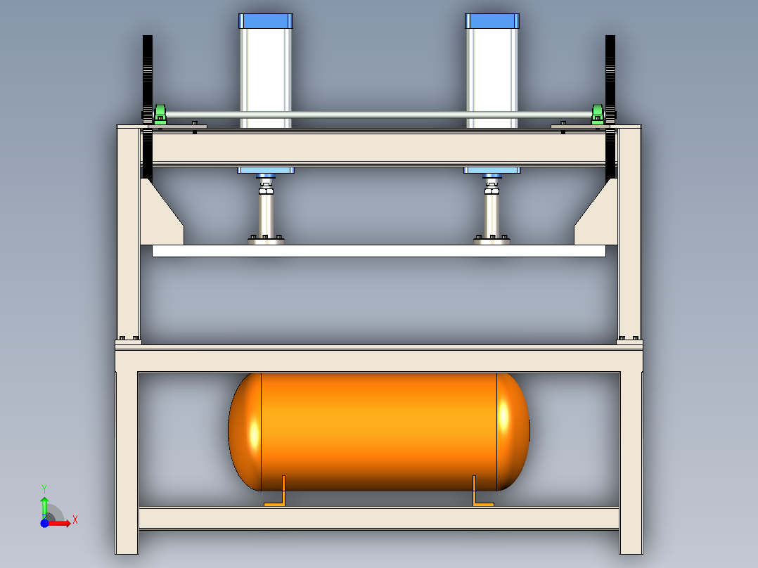 气压床SW前视图
