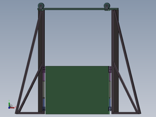 HZ-5720 建筑幕墙板材吊装架前视缩略图