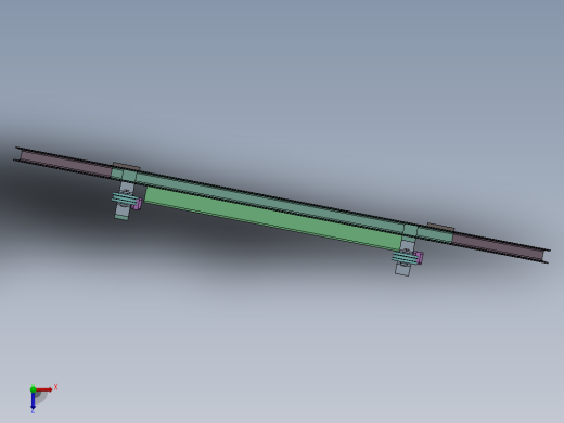 HZ-5720 建筑幕墙板材吊装架俯视缩略图
