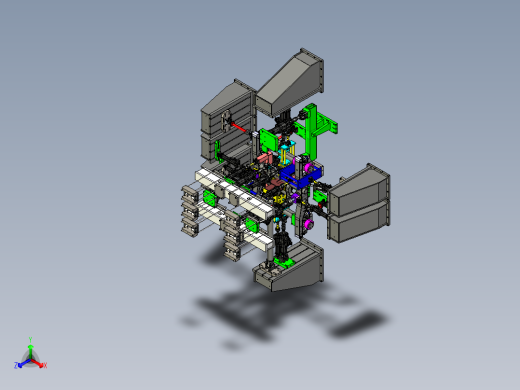 转向架构架强度试验辅助工作站1226754主视缩略图