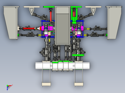 转向架构架强度试验辅助工作站1226754俯视缩略图