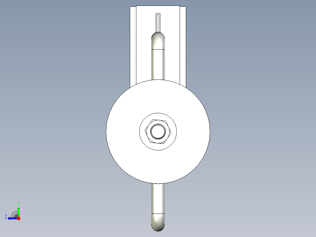 土壤压实度和硬质土测量工具soil-penetrometer-模型格式为 stp右视图