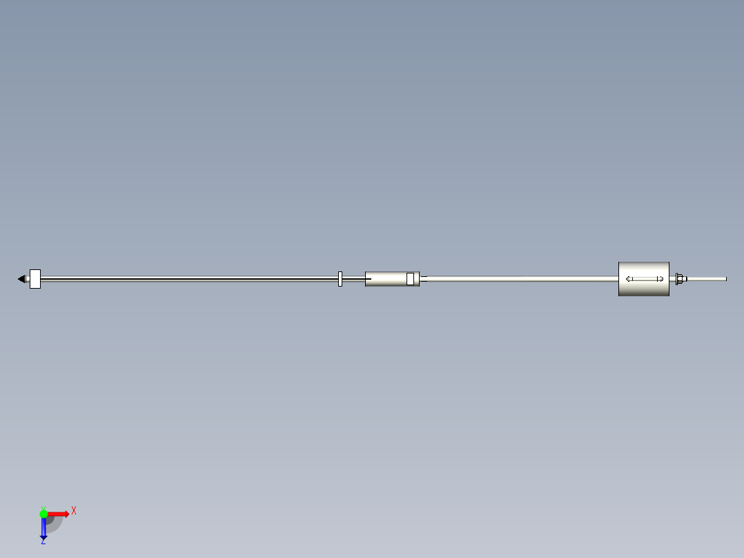土壤压实度和硬质土测量工具soil-penetrometer-模型格式为 stp俯视图