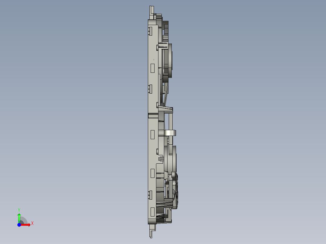 汽车散热风机总成前视图