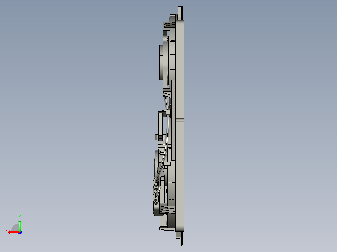 汽车散热风机总成后视图