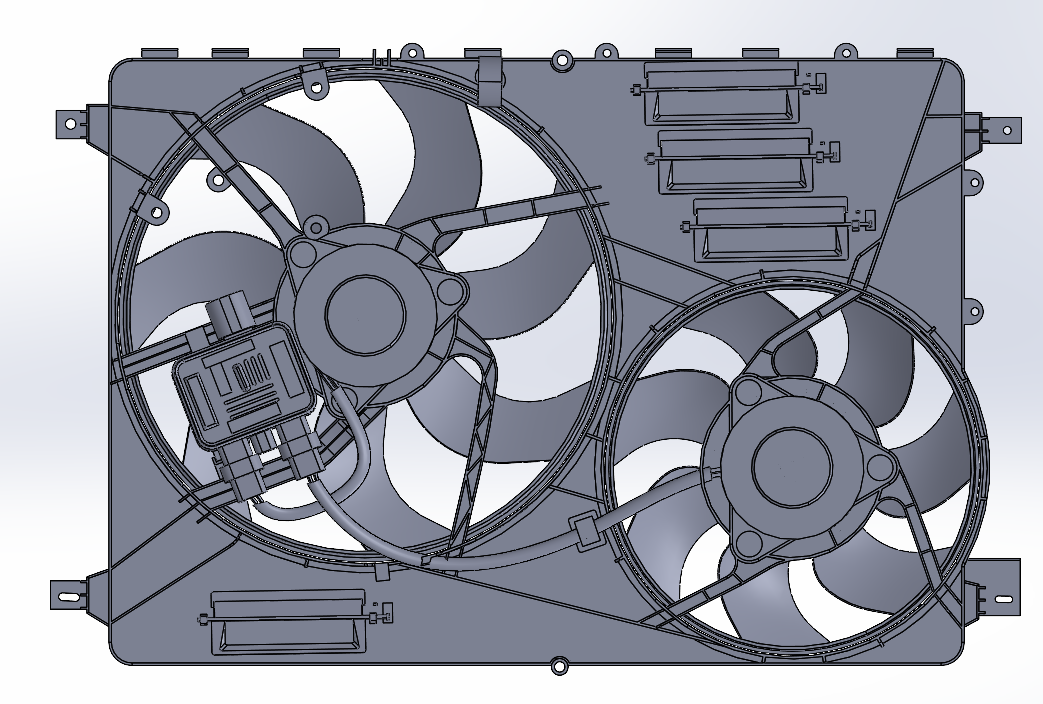 汽车散热风机总成