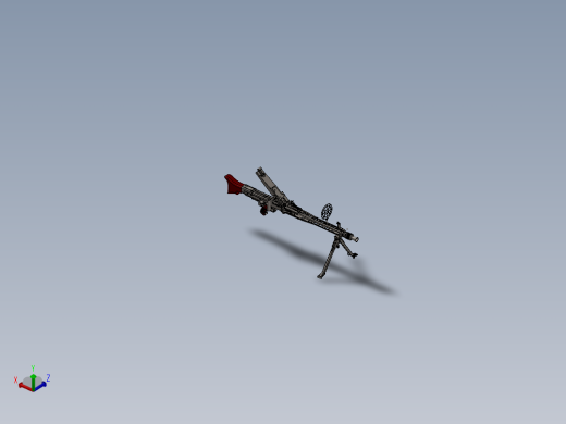 手枪左轮冲锋枪老式狙击步枪设计3D图纸mg-42-maschinengewehr-42 SW STP