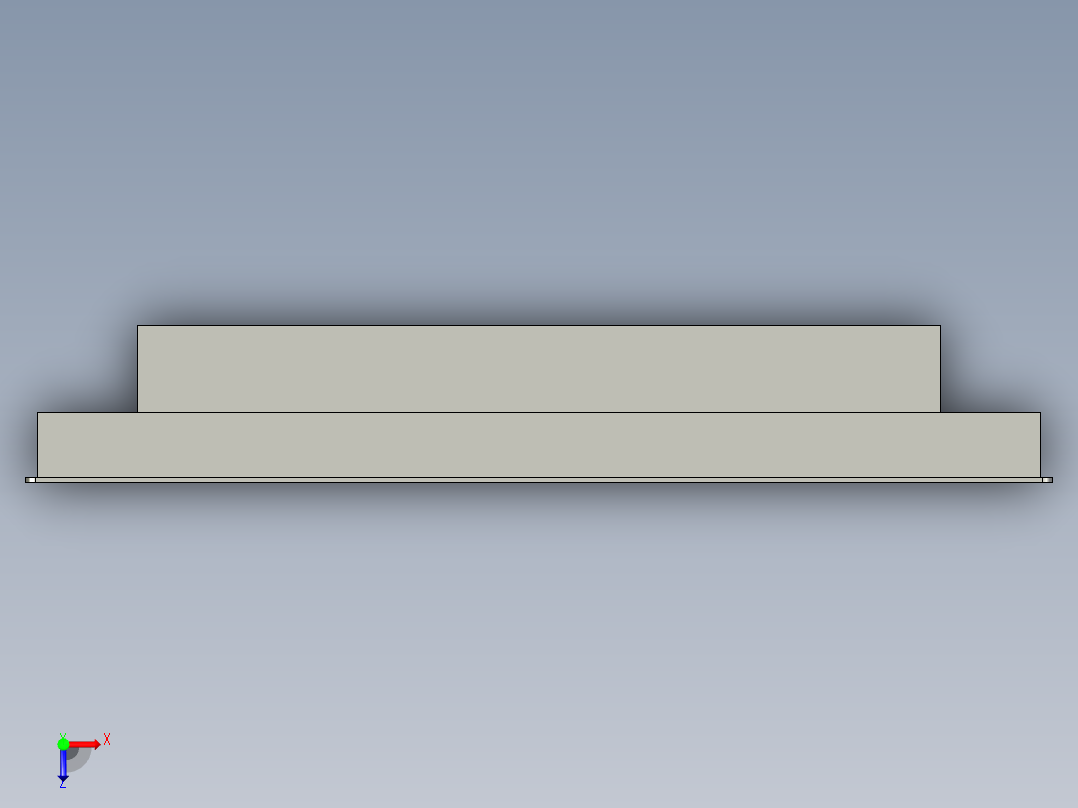 HLB方案用触摸屏15寸AA-BA232俯视图
