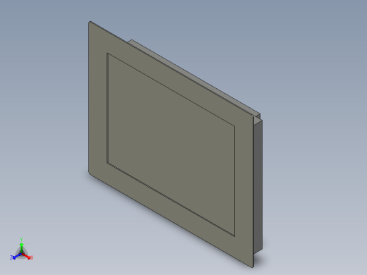 HLB方案用触摸屏15寸AA-BA232正等轴测缩略图