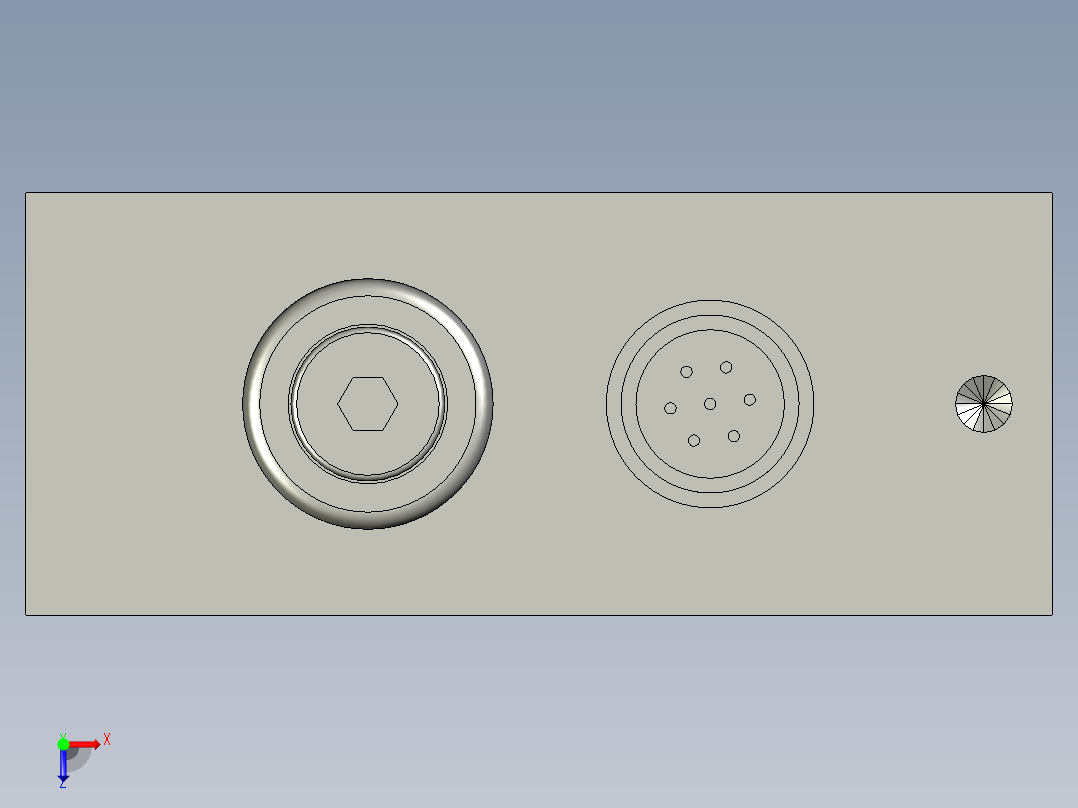 硬度探头-TQ-YD003俯视图