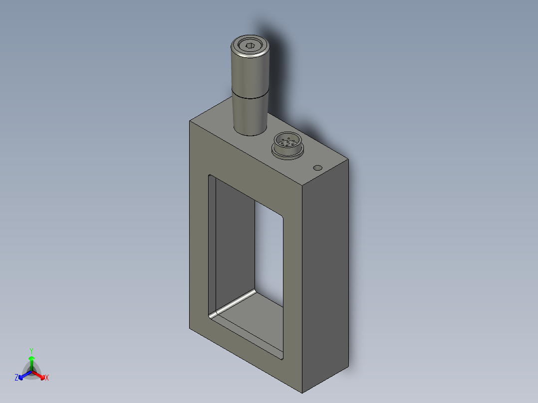 硬度探头-TQ-YD003正等轴测图