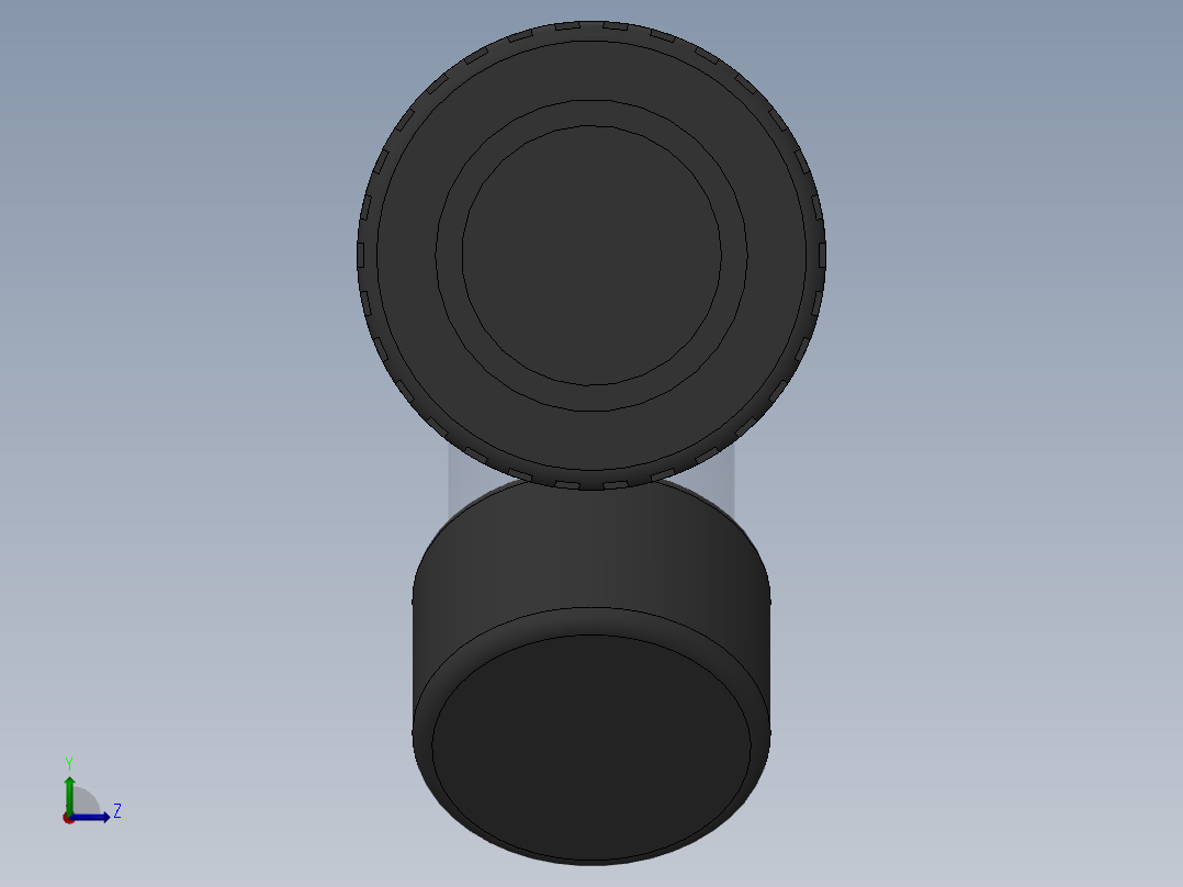 Y filter DN32 PN10 U-PVC左视图