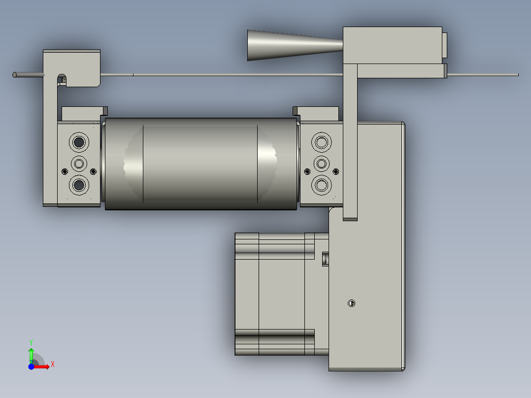 JX2101001-E1-进料流水线前视图