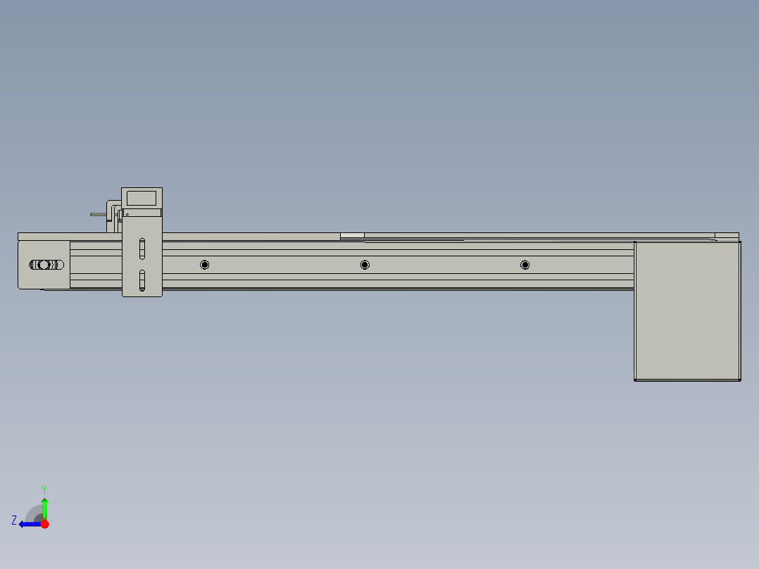 JX2101001-E1-进料流水线右视图