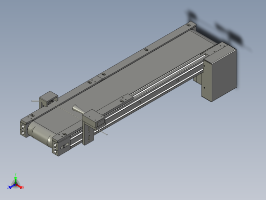 JX2101001-E1-进料流水线正等轴测缩略图