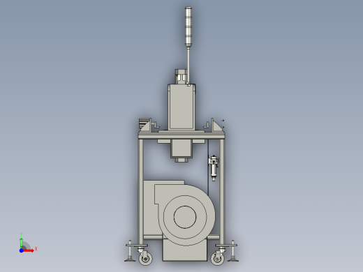 销轴生产加工用精密切削装置前视缩略图