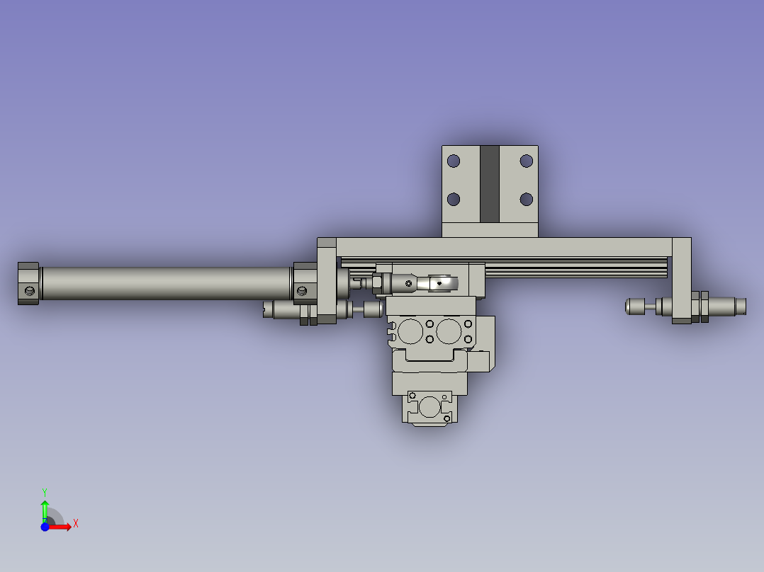 母端子外壳抓取组件(Y)前视图