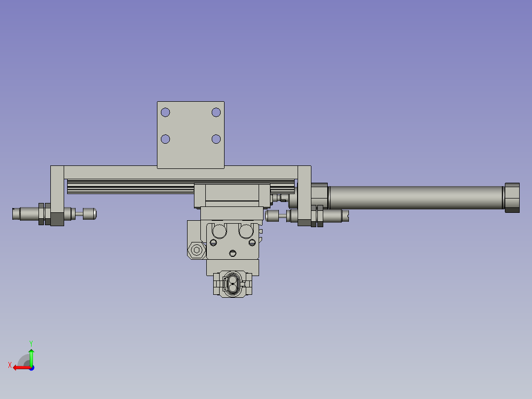母端子外壳抓取组件(Y)后视图