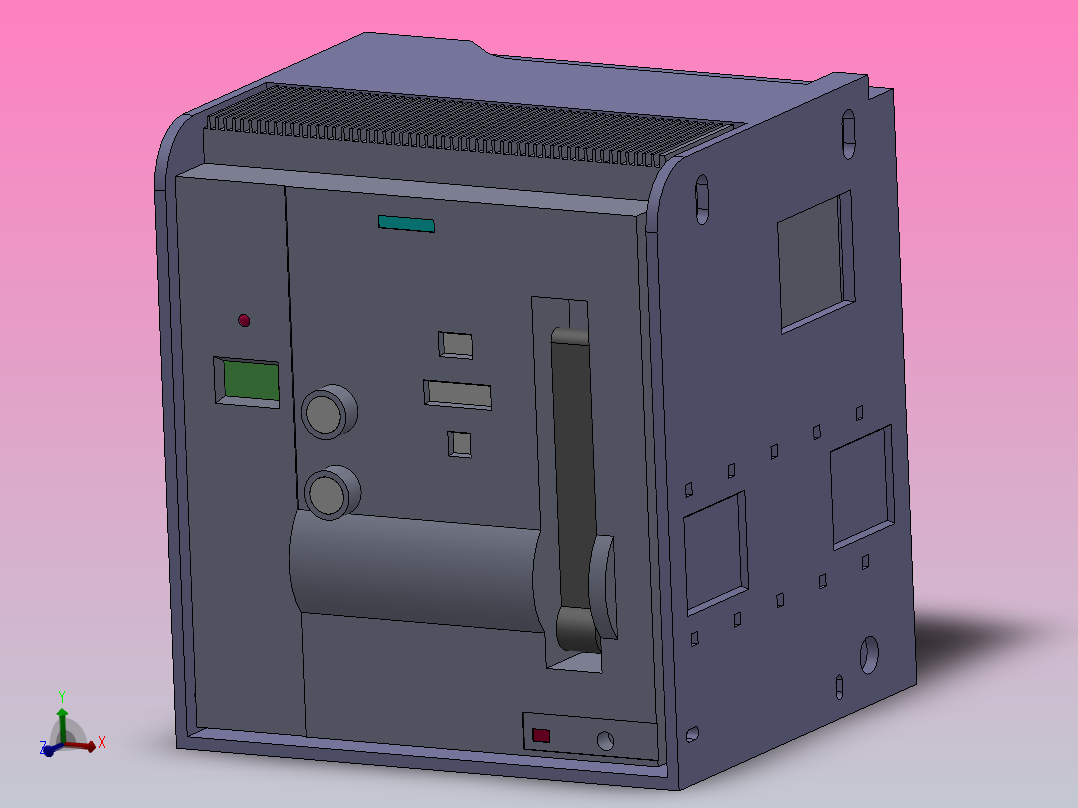 3WT804-840系列 3极抽屉式断路器[3WT1S04ETU35WT]主视图