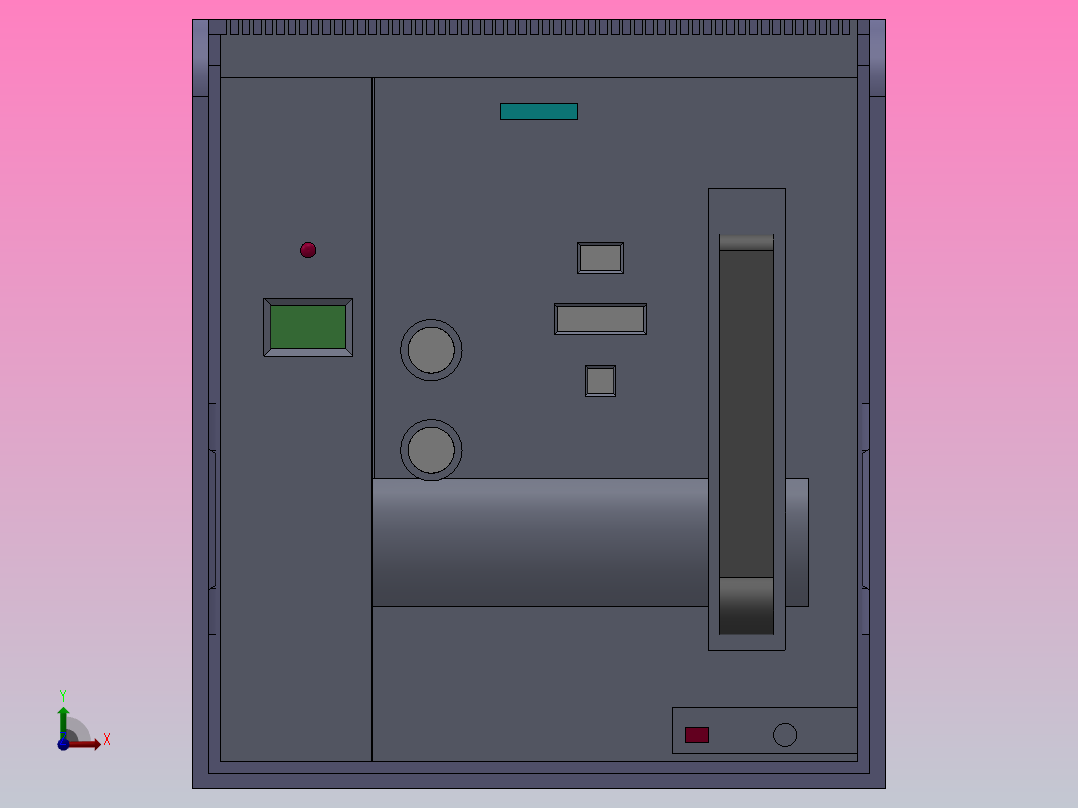 3WT804-840系列 3极抽屉式断路器[3WT1S04ETU35WT]前视图
