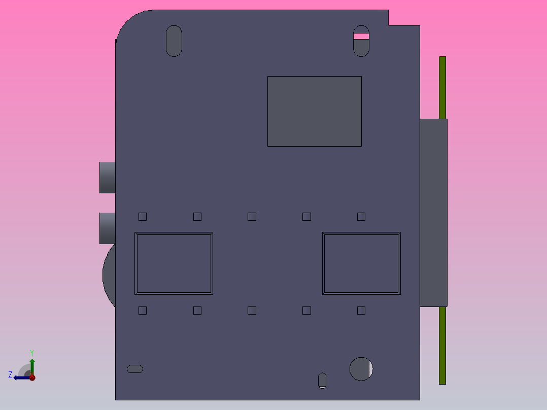 3WT804-840系列 3极抽屉式断路器[3WT1S04ETU35WT]右视图