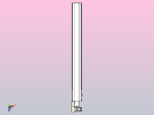 皮带直线轴半封闭可选导轨TPA-HNB-220D-176-L1800-ML-Y-P1K-N3俯视缩略图