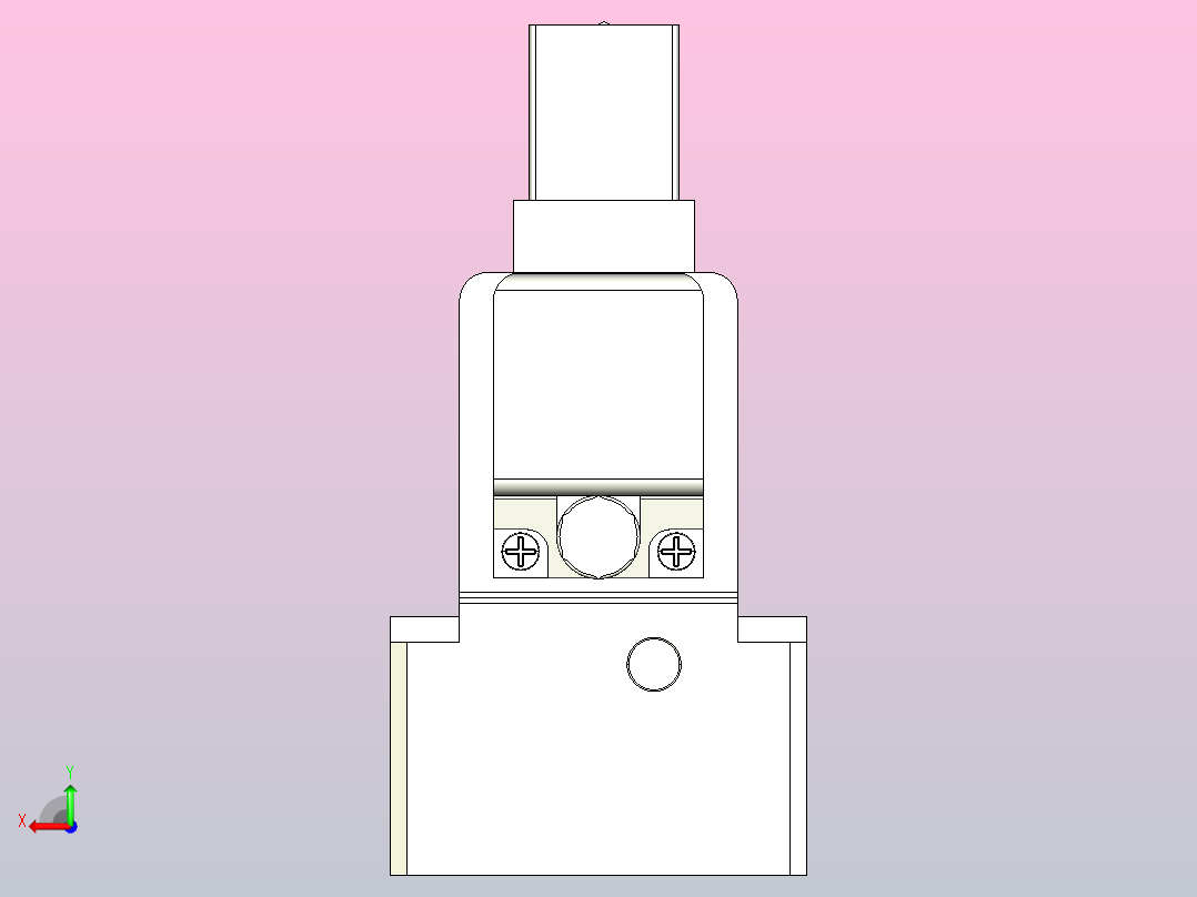 VQ7-8 5通先导式电磁阀(双电控)[VQ7-8-FHG-D-5NRA04]后视图