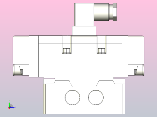 VQ7-8 5通先导式电磁阀(双电控)[VQ7-8-FHG-D-5NRA04]左视缩略图
