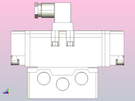 VQ7-8 5通先导式电磁阀(双电控)[VQ7-8-FHG-D-5NRA04]右视缩略图