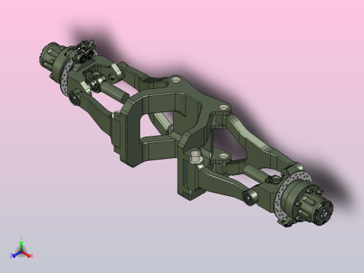 越野车悬架正等轴测缩略图