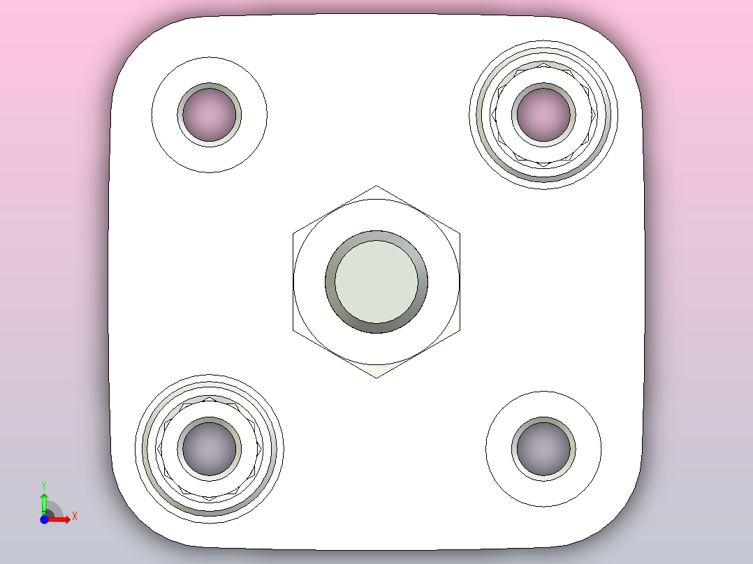 FESTO气缸CDC-25-1-A-P---_0_前视图